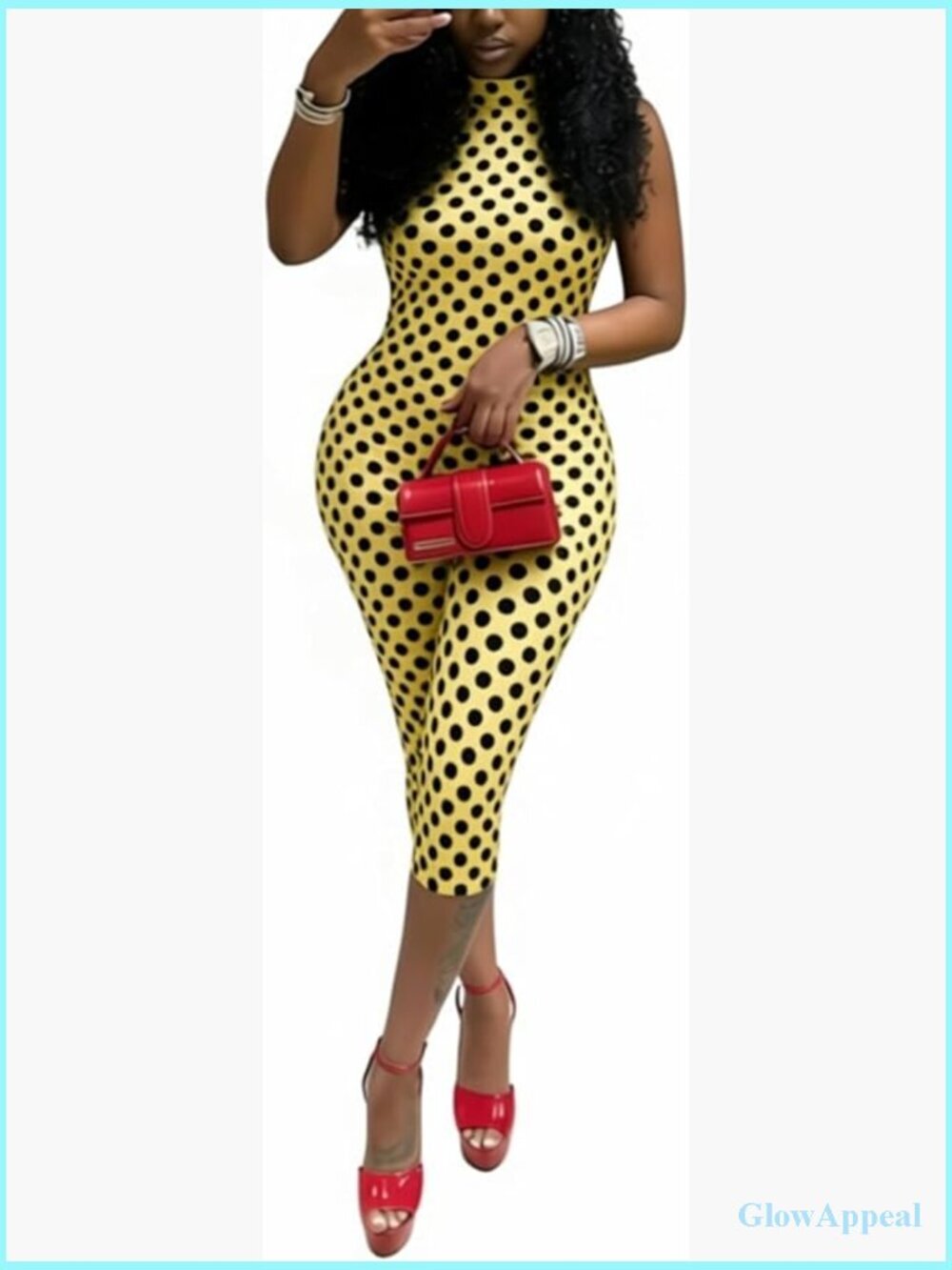 Women Sexy Halter Neck Backless Bodysuit Jumpsuit Polka Dot Romper Clubwear